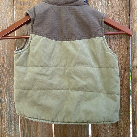 KIDs HQ Boy’s Brown Tan Full Zip Vest - Picture 10 of 10